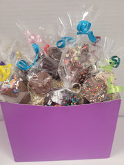 Assorted Solid Color Basket Boxes