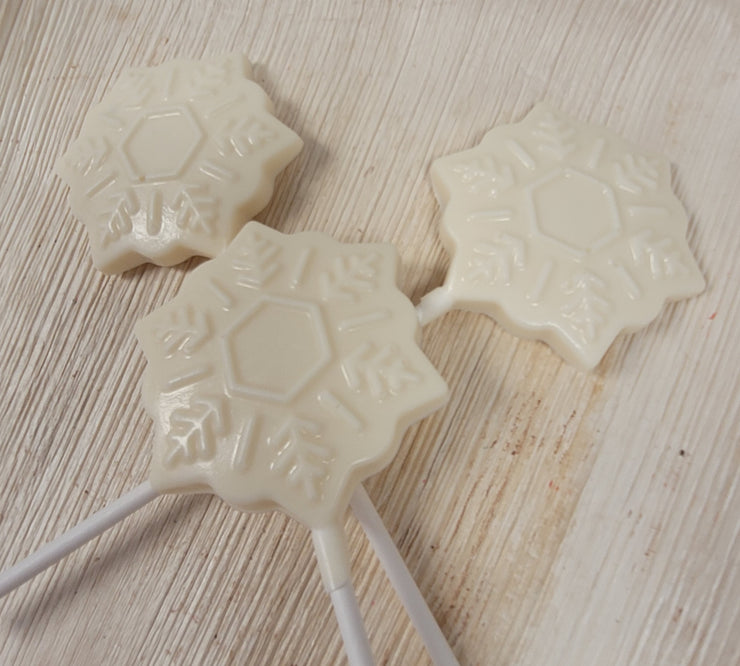 Snowflake Lollipops