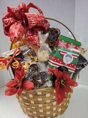 Wicker Basket - Popcorn and Chocolate